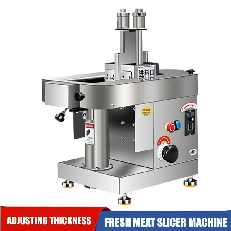 

Высококачественная машина для нарезки свежего мяса из нержавеющей стали, настольная автоматическая машина для нарезки мяса из говядины и баранины