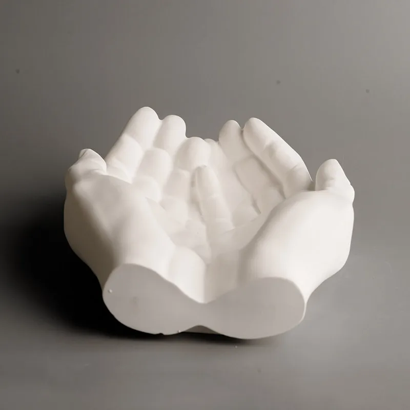 Nordic Modern American Light Luxury Home Decorations Aromatherapy Gypsum Palm Desktop Entrance Creative Ornament Fragrance Diffu