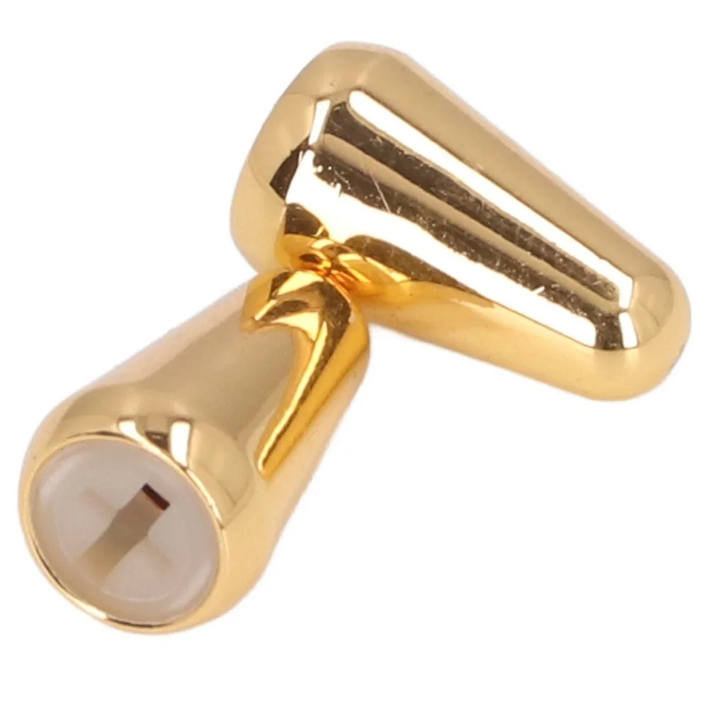 2pcs 3 Way/5 Way Switch Guitar Pickup Switch Caps​ ​Silver/​Gold/Black Brass Shell ​Pickup Selector Switch Knobs​