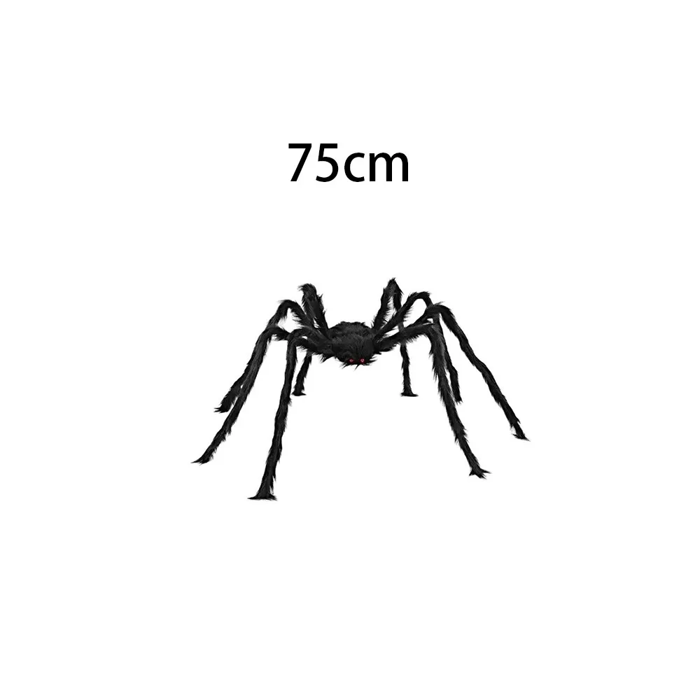 Gifts Halloween Giant Realistic Spider Tricky Soft Outdoor Spider Props Simulation Decoration Large Black Spiders Halloween