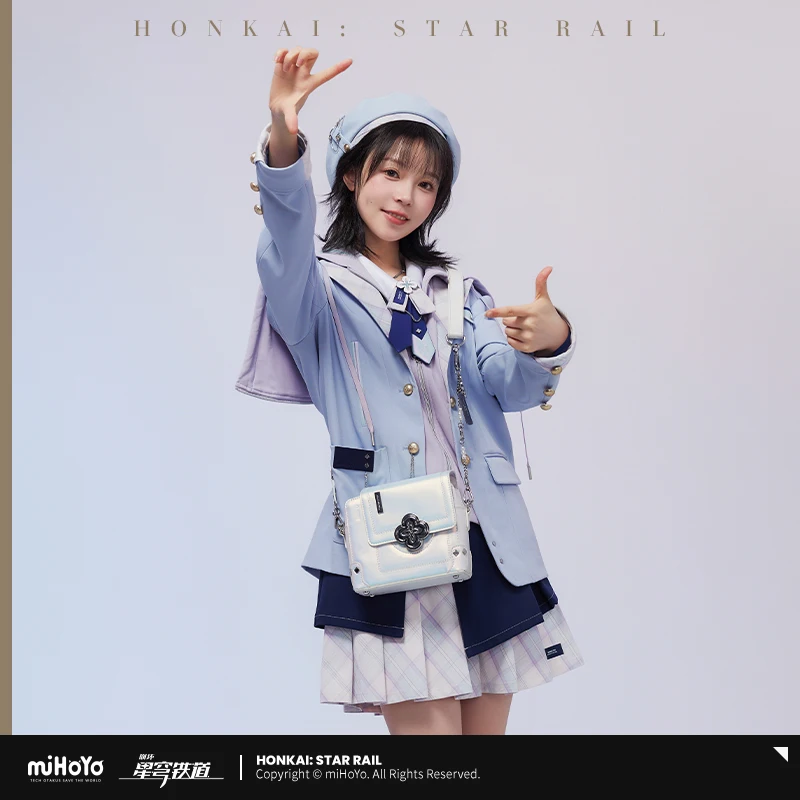 

Official MiHoYo Honkai Star Rail March 7th Theme Impression Series Shoulder Bag Fashion Trend Slant Bag