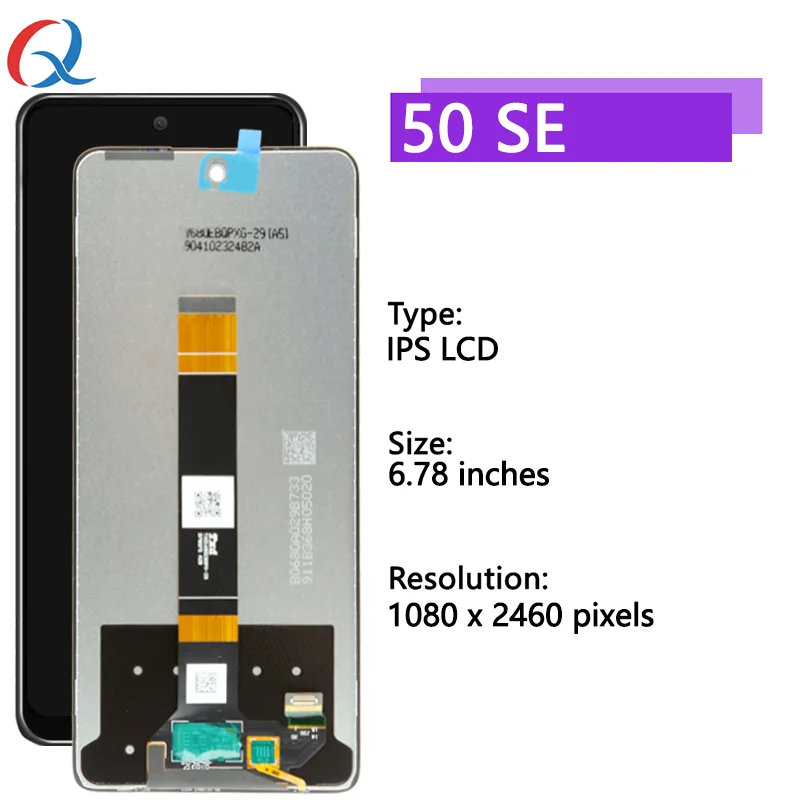 New Mobile Phone Lcds For TCL 50 se lcd Pantalla for TCL50 SE screen replacement For TCL 50SE display