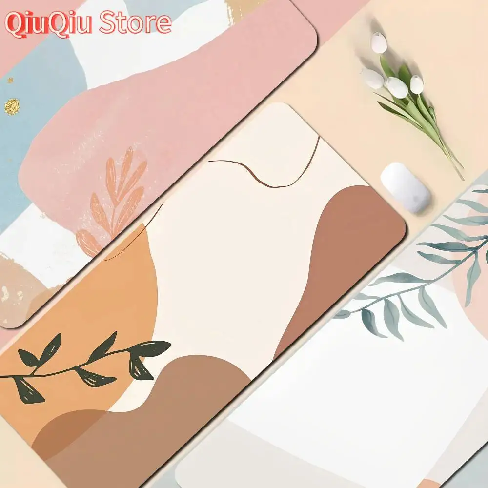 Nordic Style Morandi Color XL Lockedge PC Gaming Mouse Pad Gamer Desk Mat Keyboard Pad Mause Pad Muismat PC Mouse Carpet