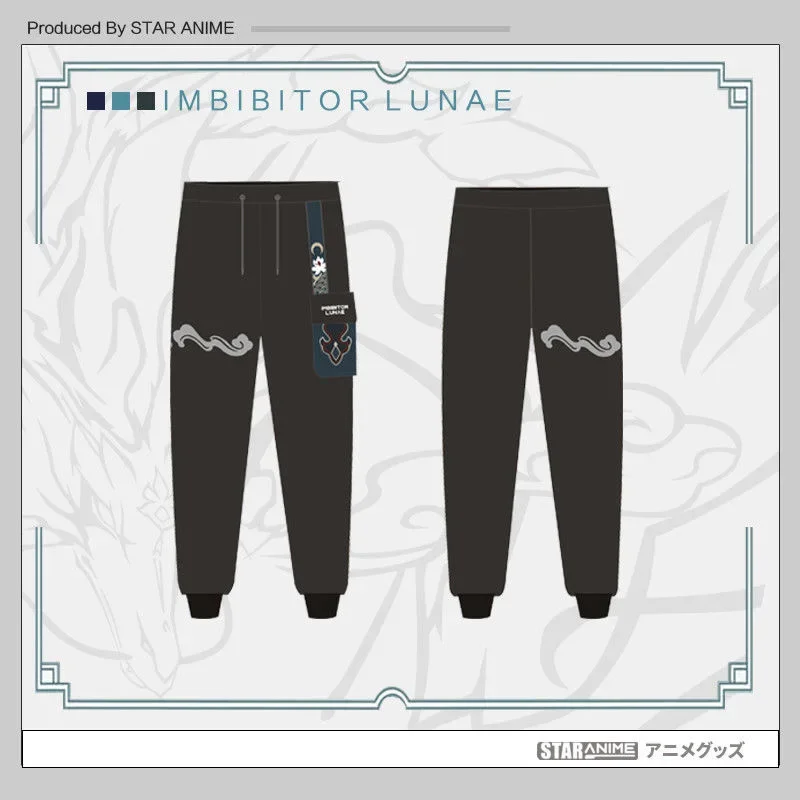 Honkai ستار السكك الحديدية دان هنغ تقليد Lunae تأثيري كول القمم معطف Harajuku عادية هوديس البلوز للجنسين سترة فضفاضة السراويل