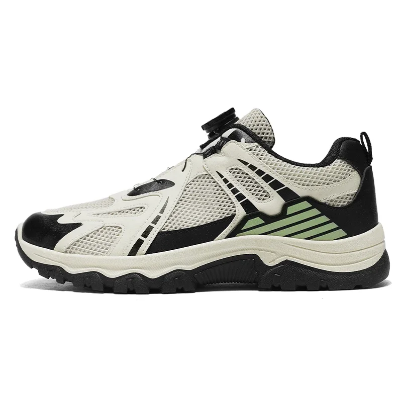 

Ultra-light Summer Mesh Running Shoes Surface Fabric Soft Sole Lace-up Sneakers Color-blocking Large-sized Men's Sports Boots