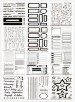 2022 New labels stamp Clear Stamps for Scrapbooking Transparent Silicone Rubber DIY Photo Album Decor 462