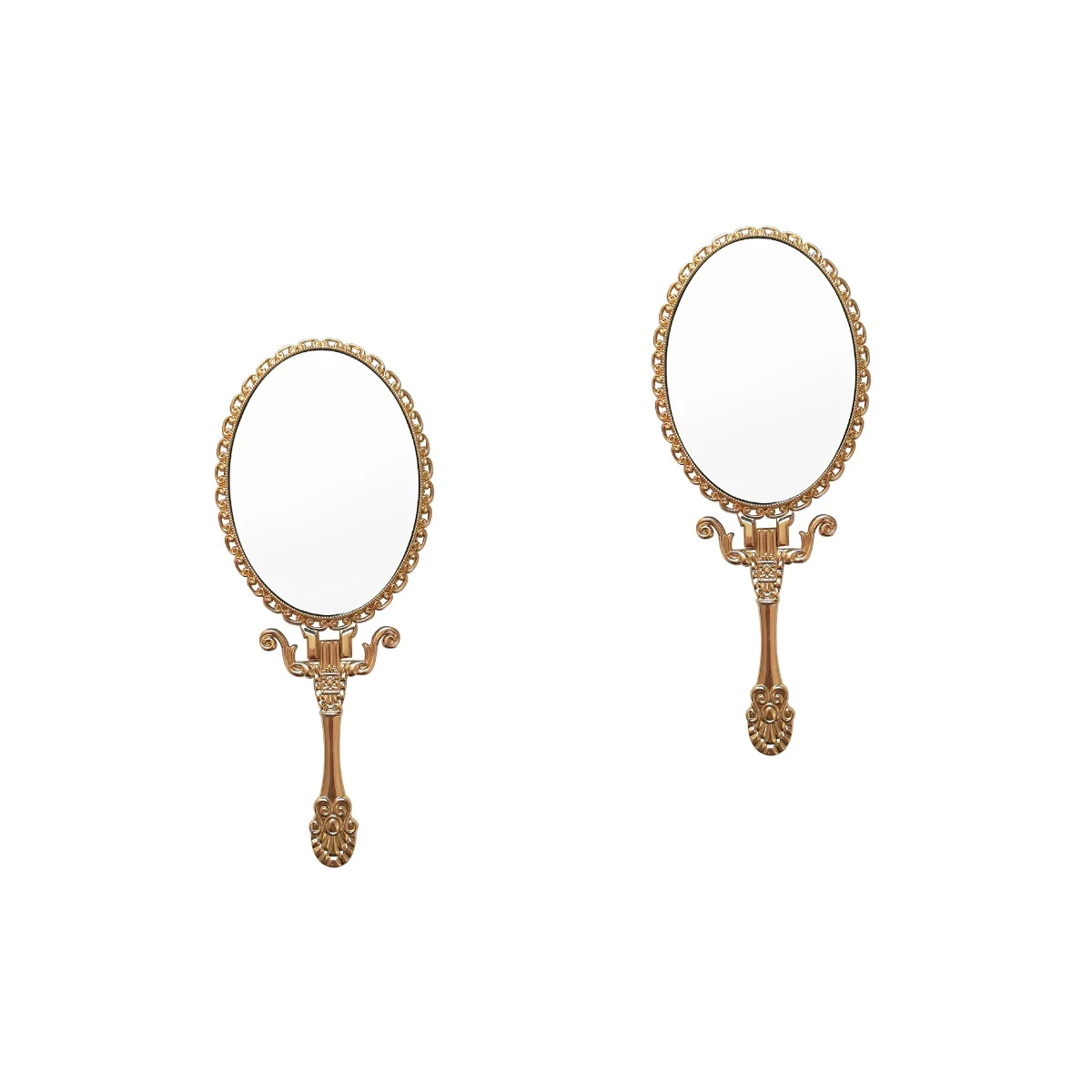 

Зеркало для макияжа в стиле ретро, 2 шт.