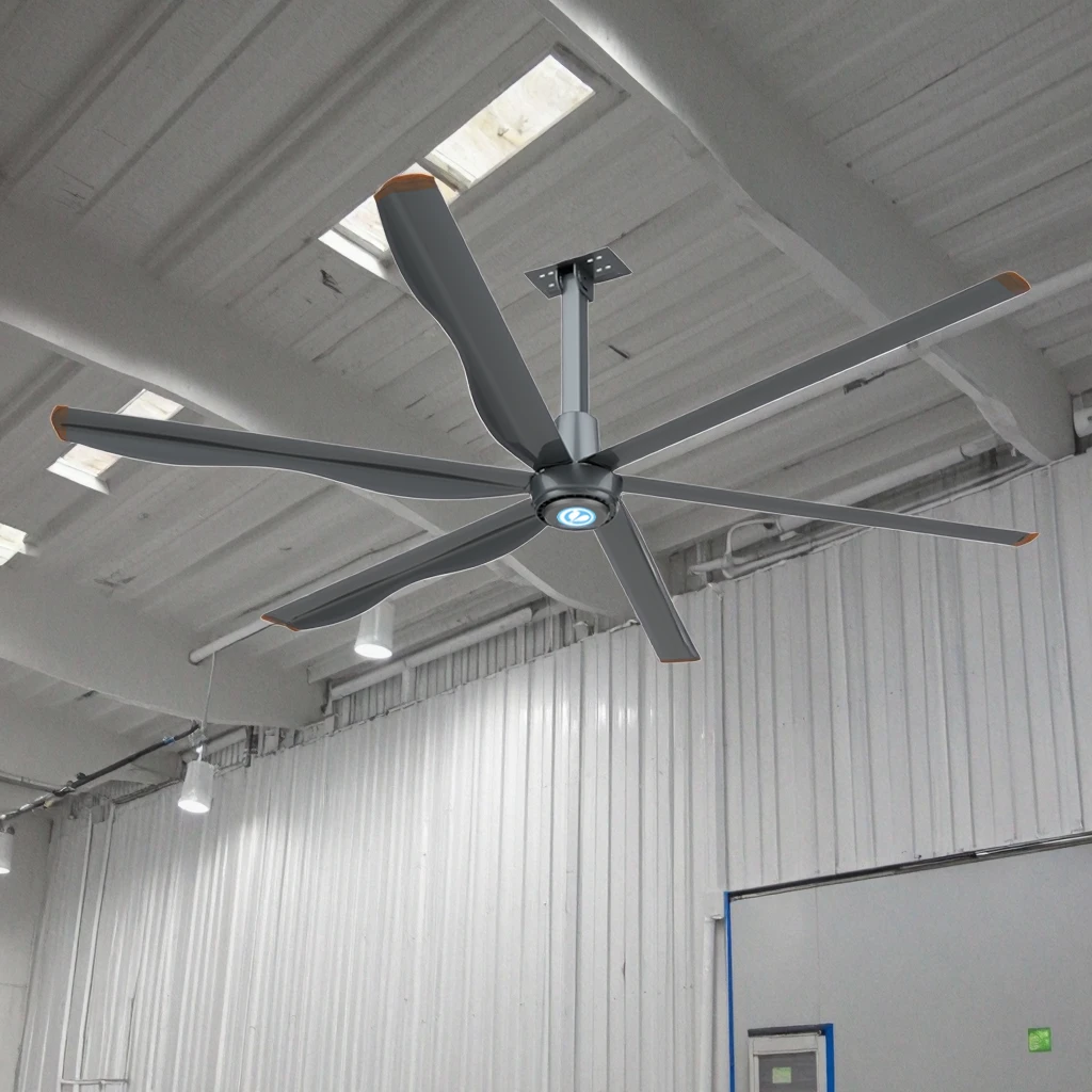 Fan 12ft Industrial Ceiling Fan Aluminum Alloy Blades