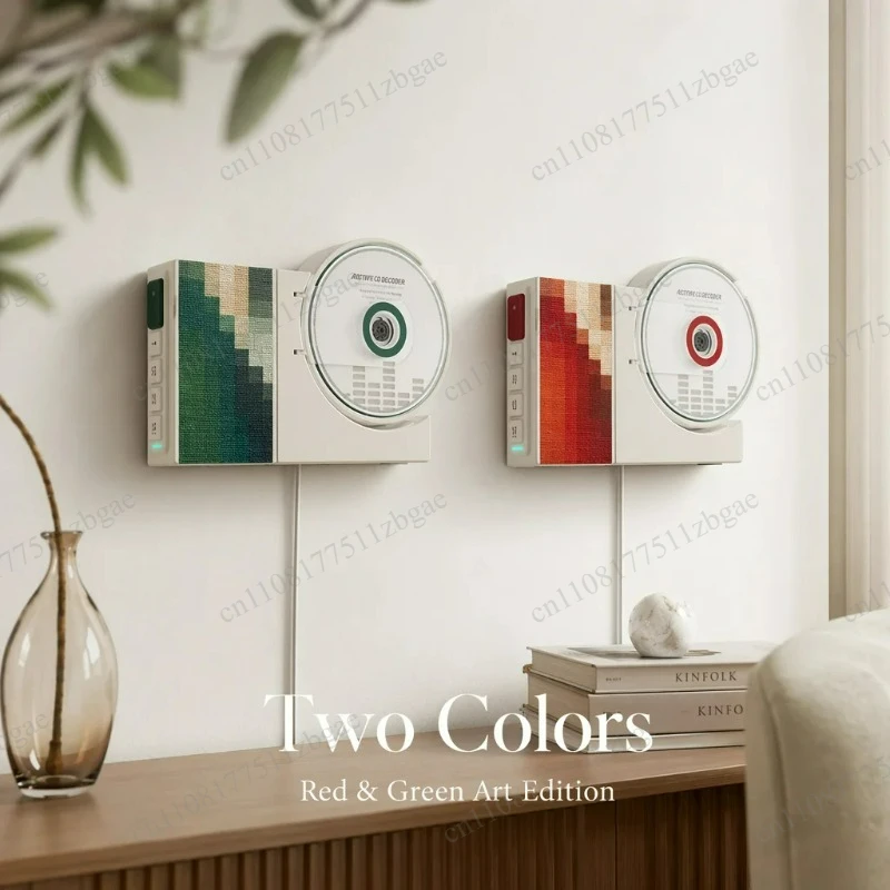 Music CD Player with Audio Disc Gift Box for Birthday Business Present Home Audio Decor Accessory