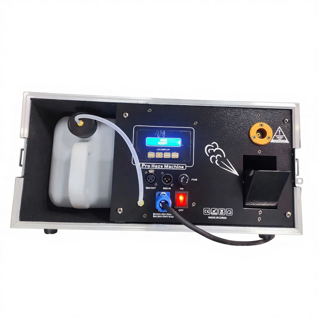 2000W Iron Water-based Stage Effect Smoke Fog Haze Machine DMX512 Remote Control 5L Fluid Tank 110V/220V Party/Club/DJ Use
