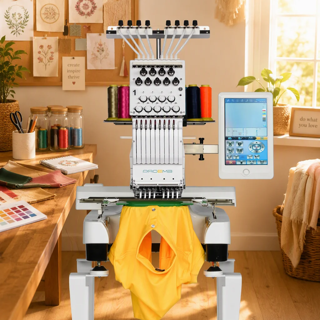 PROMEB New Computerized Embroidery Machine with 10
