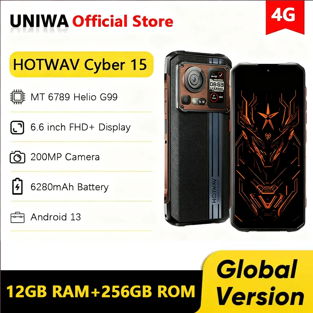 HOTWAV Cyber 15 Rugged Phone 6.6