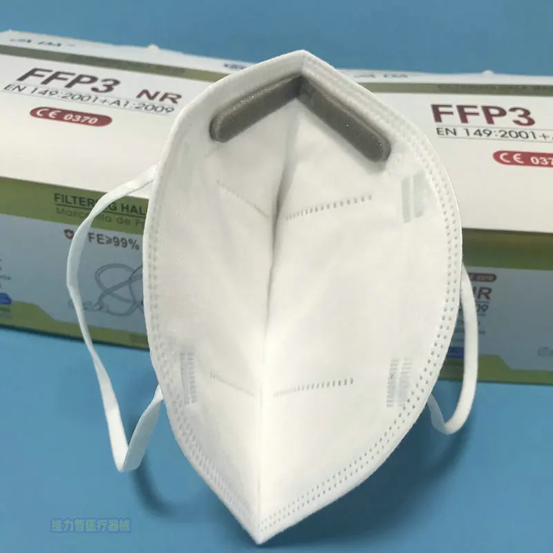 FFP3 face mask EU CE certified 7-layer 99 level protection for adults, individually packaged with sponge strips mascarillas ffp3