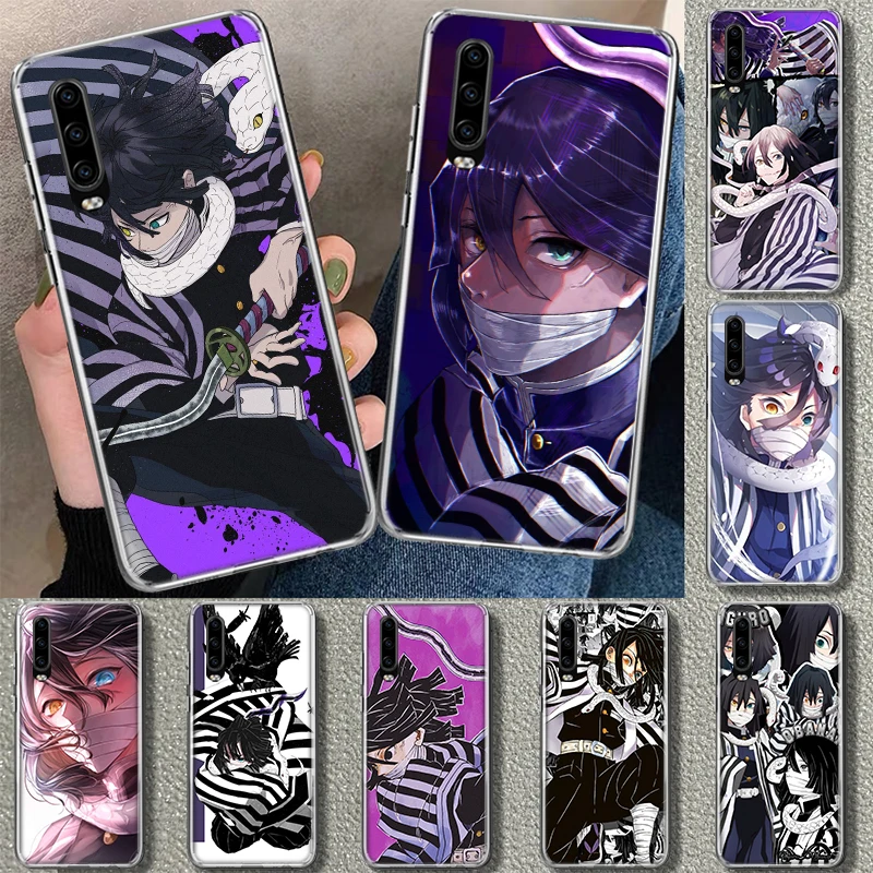 Obanai Iguro Kimetsu no Yaiba anime Phone Case Cover For Huawei P30 P20 P40 P10 P50 Mate 20 40 30 10 Pro Lite Art Gift Fundas Co