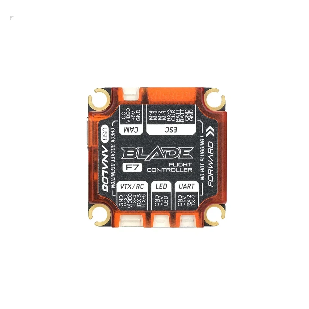 RUSHFPV RUSH BLADE V2 Stack F722 Analog Digital Flight Controller Extreme 60A 128K BLHELI AM32 4in1 ESC for FPV Drone