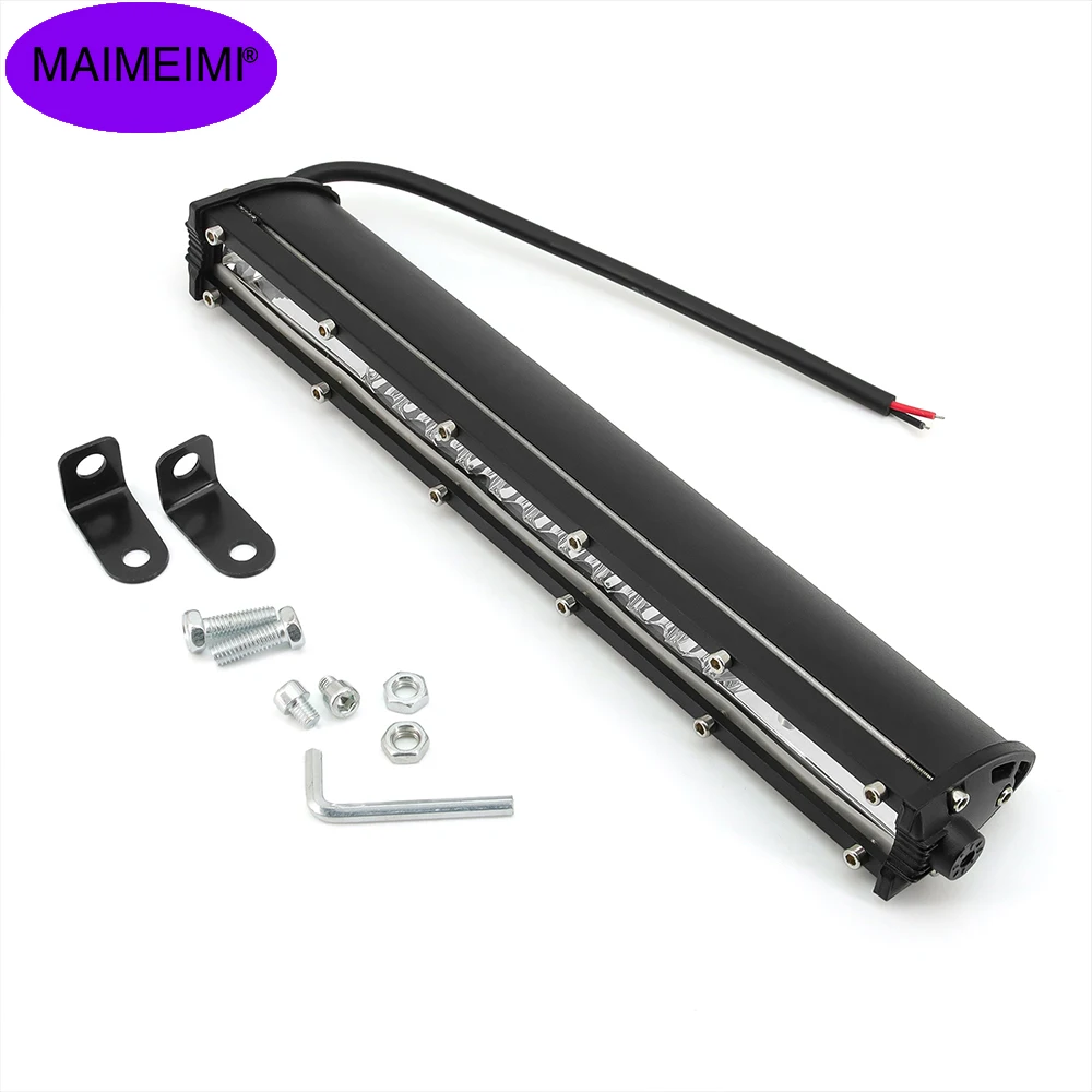 12D LED-Lichtleiste/Arbeitslicht, Flutlichtstrahl, superschlanke LED-Leiste für Offroad-LKW, SUV, Auto, Wohnmobil, Licht, Automobilzubehör