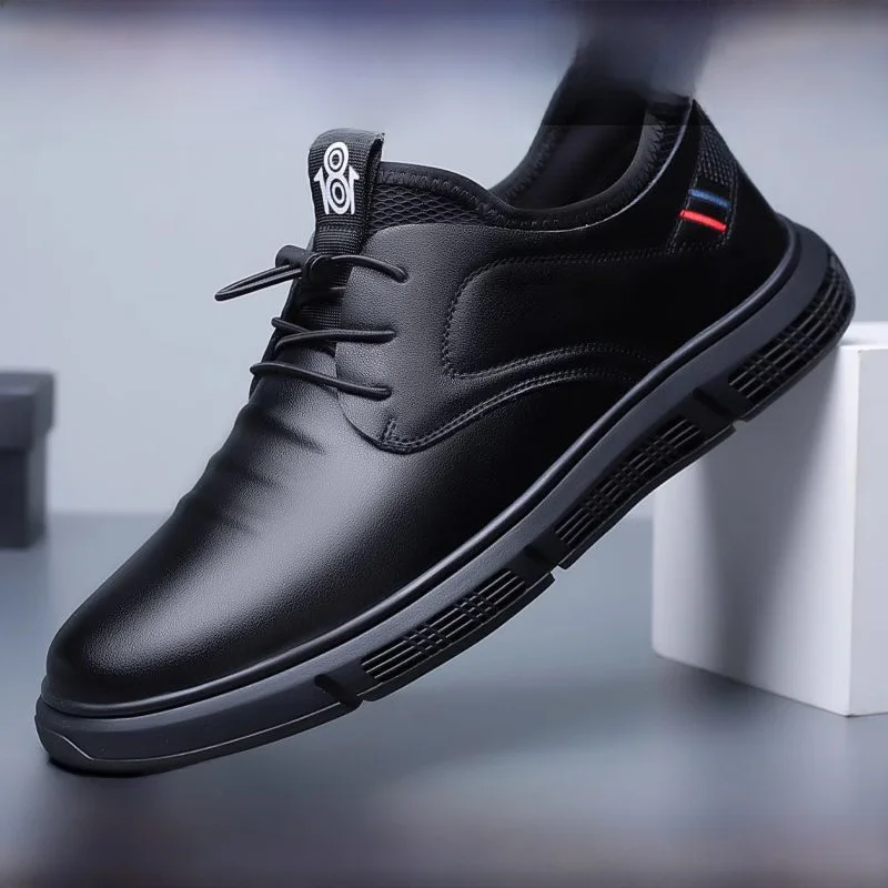 

Men's Chef oes Slip Resistant Waterproof Kitchen Special Wear Resistant Bla Work oes Casual Office Labor Protection Lea...