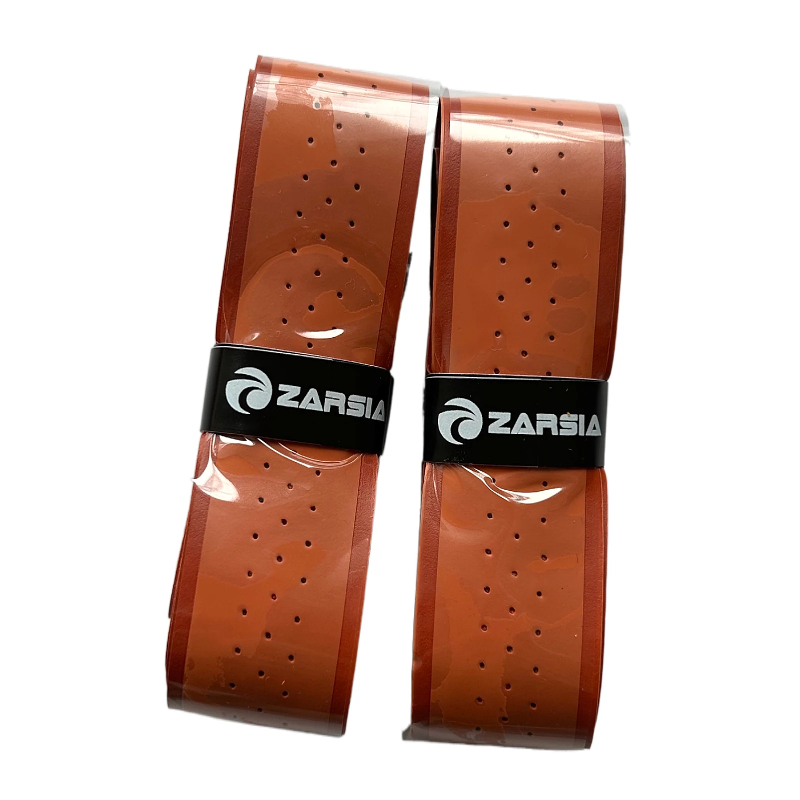 2/4/10pcs NEW ZARSIA PU leather Sweatband Tennis Racket grip Thick Brown red Leather Handle Grip for tennis racket