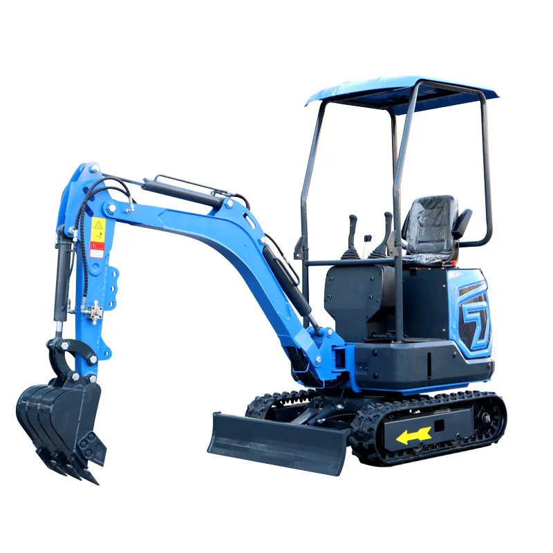 

Компактный мини-экскаватор 1,2 т с несколькими насадками, для копания, сверления, метания, использования в фермерском саду | Индивидуальный