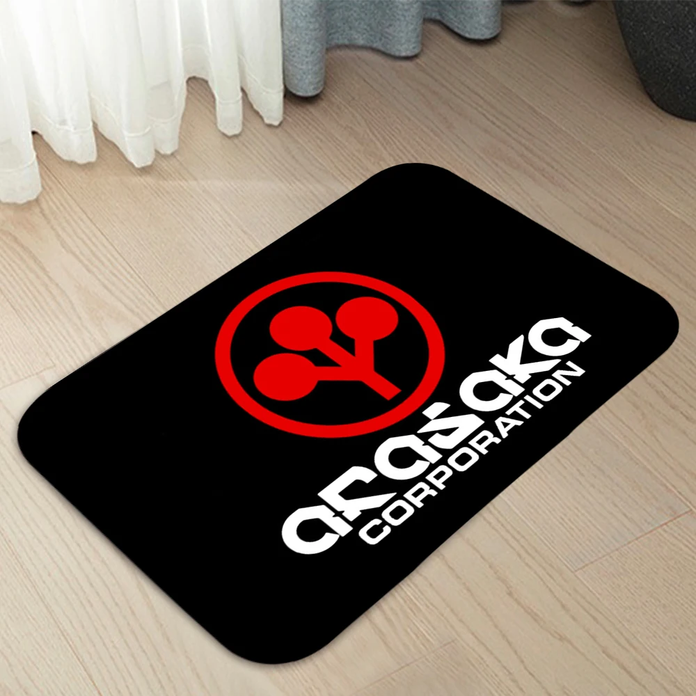 Arasaka Corporation logo paillassons maison tapis porte d'entrée tapis décor moderne tapis salle de bain tapis 184