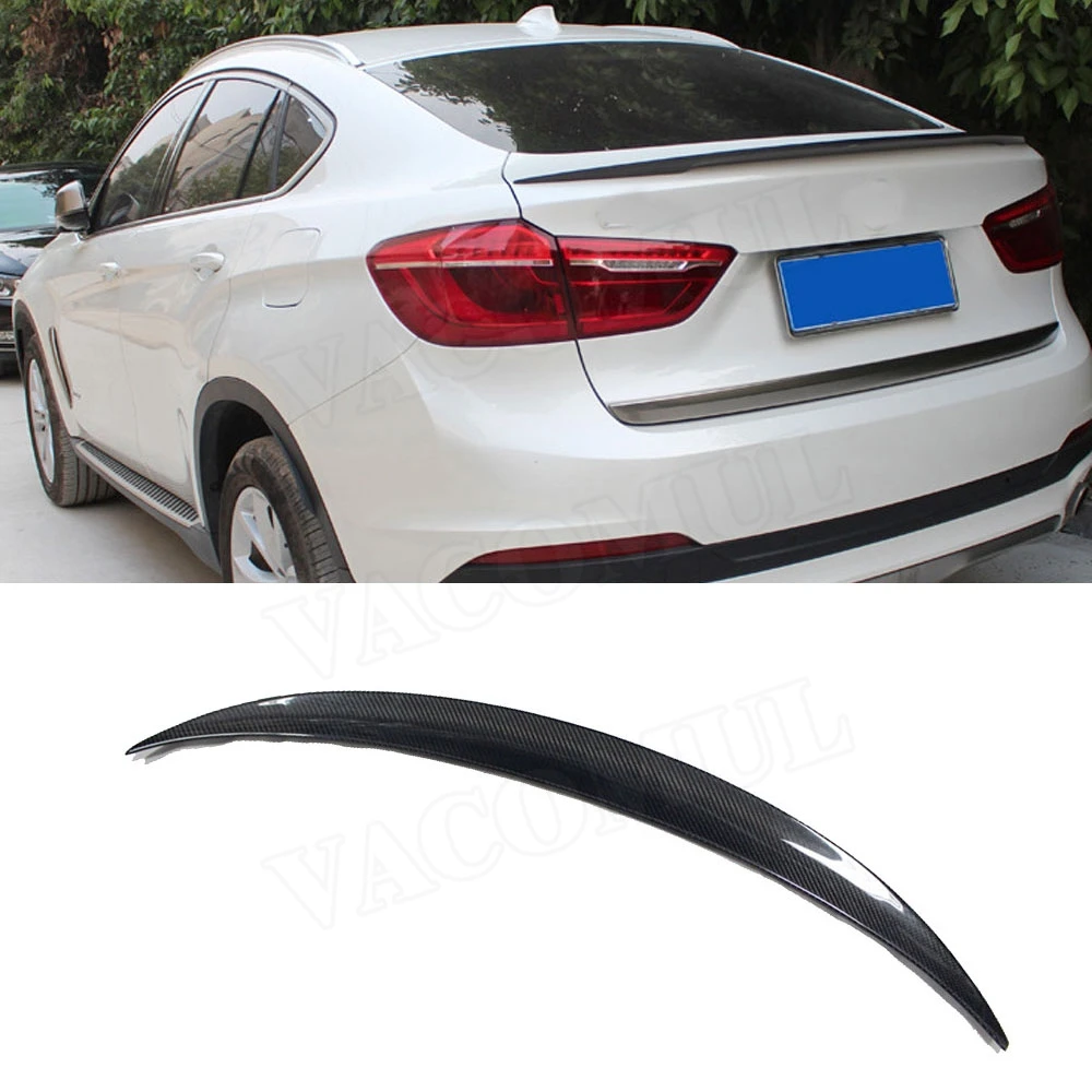 

VACOMUL For X6 Carbon Fiber Rear Spoiler Wings For BMW X6 E71 F16 2008-2018 Car Styling Accessorise