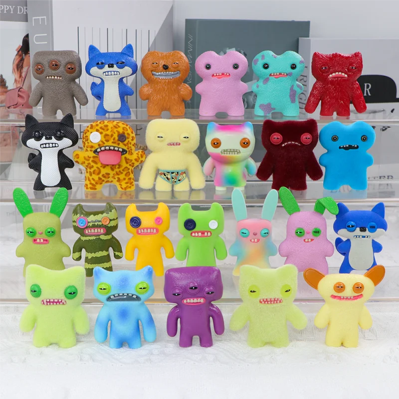 

Original Fuggler Figure Blind Box Toys Funny Ugly Tooth Monsters Fugglers Action Creative Collectible Model Toys Gifts for Kids