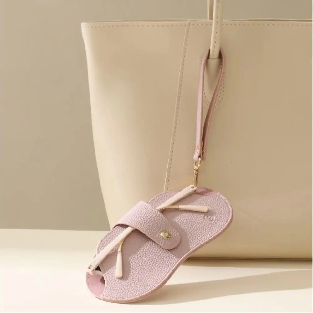 Portátil pendurado óculos saco lichia padrão couro do plutônio óculos saco de armazenamento óculos cor sólida titular