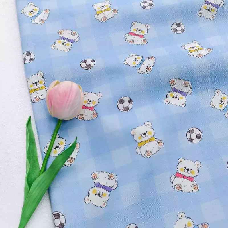 

Blue pure cotton fabric, can be DIY made into bags, jackets, pillows, sofa covers, tablecloths and other fabrics.