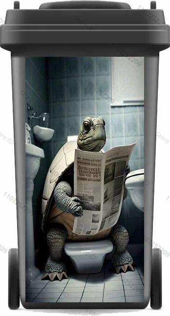 Trash can stickers Modern Art wallpaper murals Wall prints Decal Gifts Home Art Kitchen accessories decoration