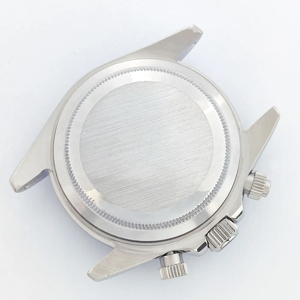 Корпус VK63, корпус часов 39 мм, нержавеющая сталь/алмазный/керамический безель, корпус из нержавеющей стали, подходит для аксессуаров для часов с кварцевым механизмом VK63