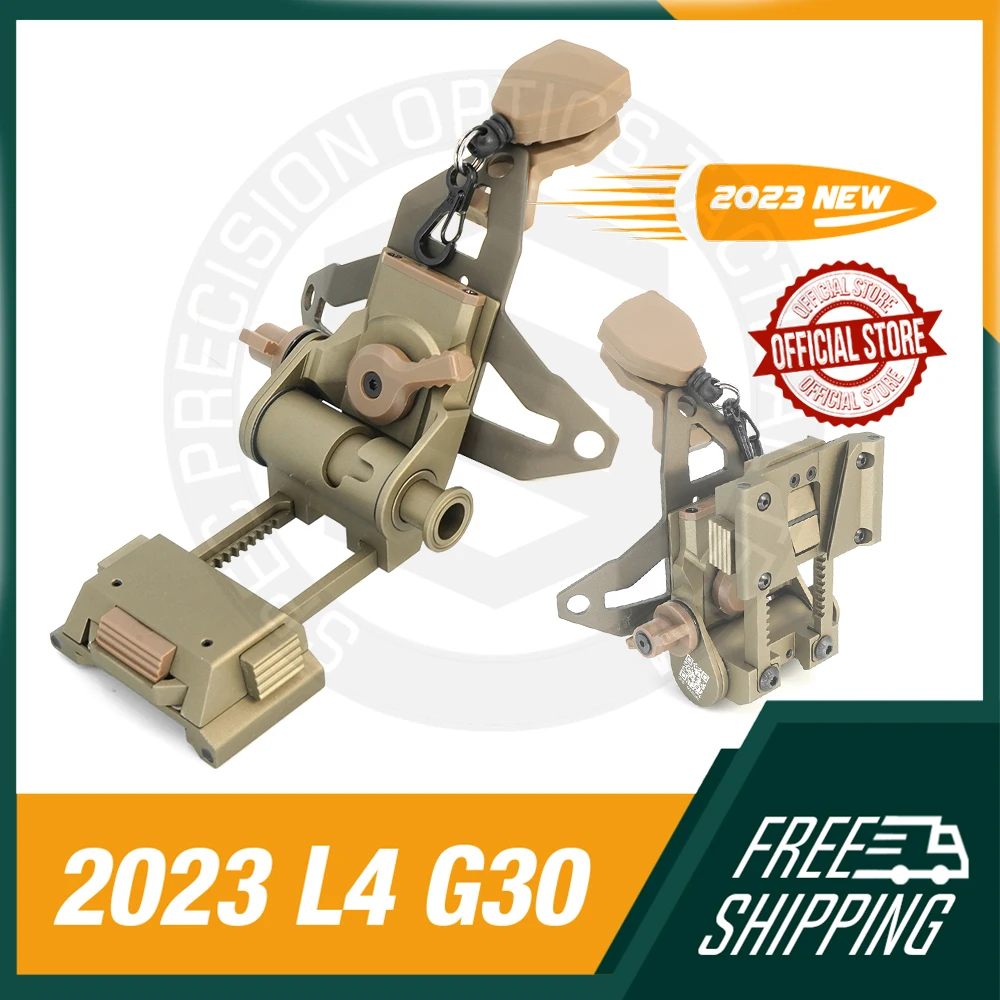 2024 Newest SPECPRECISION L4 G30 G70 NVG Mount with Three-Hole Bracket Lanyard For Helmet Accessories Hunting Night Vision Mount