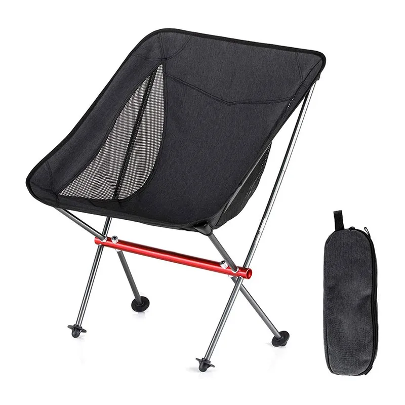 Outdoor Portable Breathable Folding Camping Chairs Ultralight Detachable Lightweight Chair Folding Extended Seat Fishing Camping