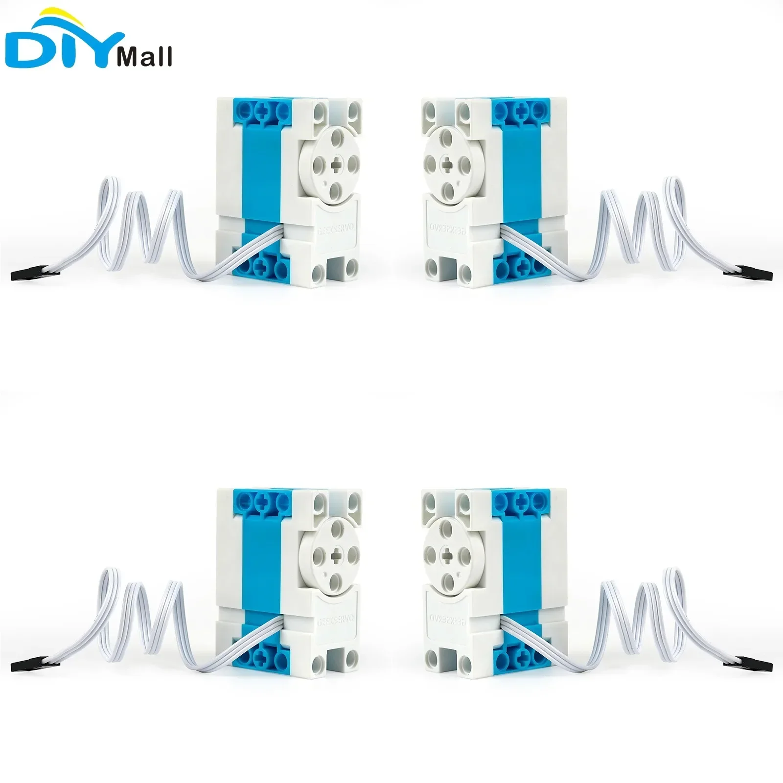 

Geekservo 6 В 360 градусов синий сервопривод JM5 кг программируемый угол сервопривода управляемый Legoed совместимый