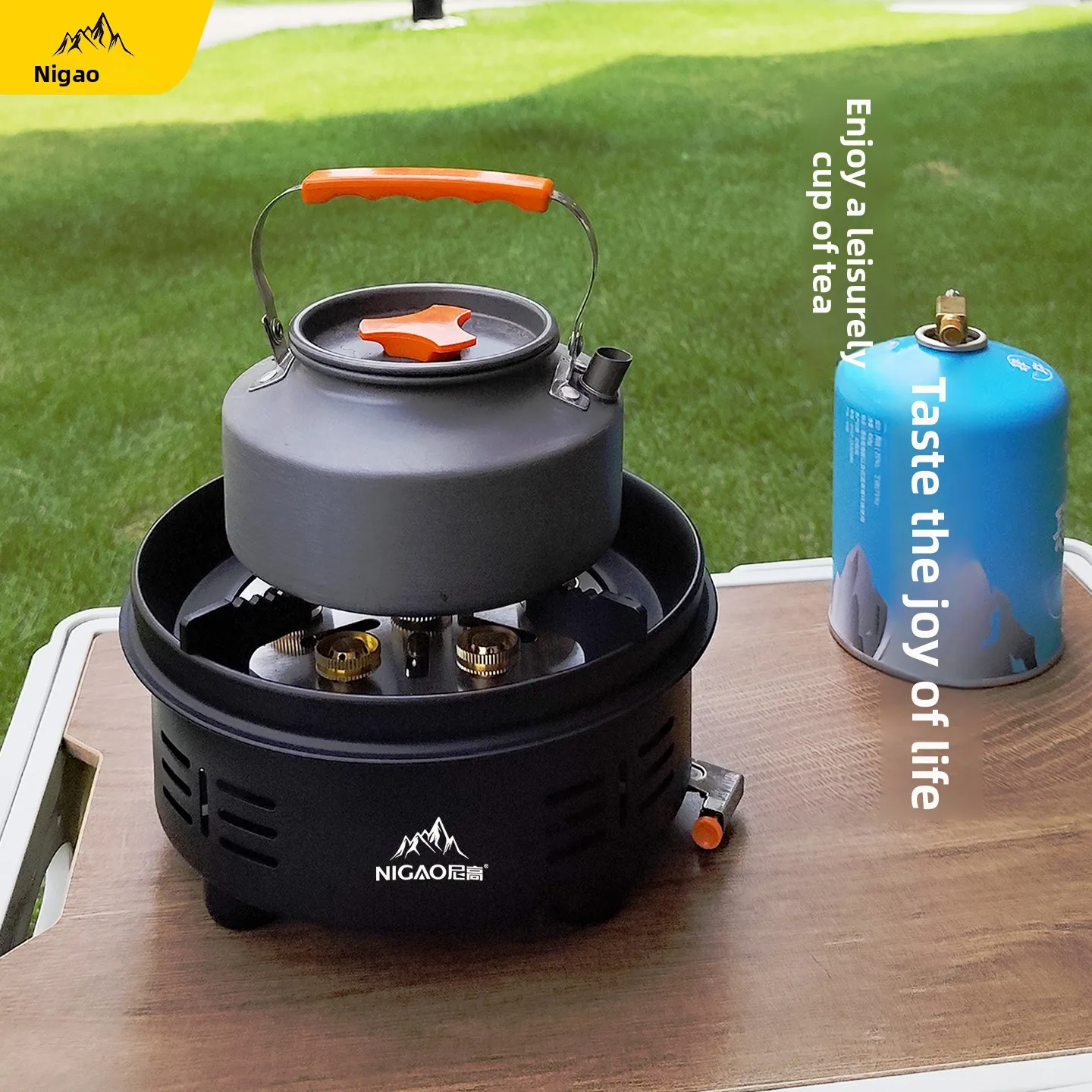 Seven Star Outdoor High Mountain Portable Gas Stove Split Type Camping Cooking Burner