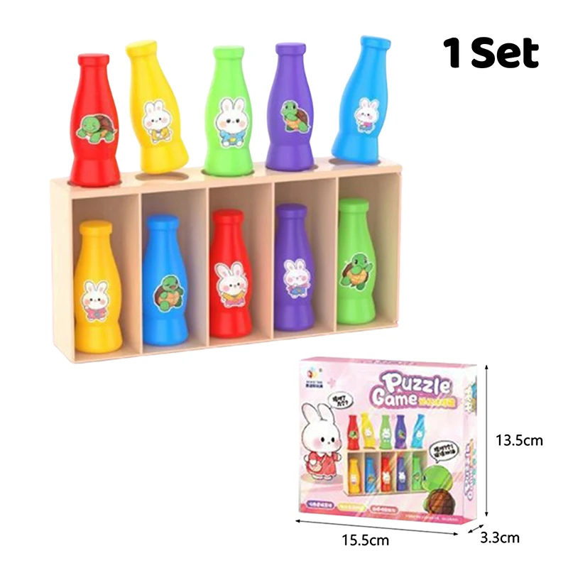 Ouder-kind interactief speelgoed Geheugenfles Matching Desktop Game Kinderpuzzelspeelgoed