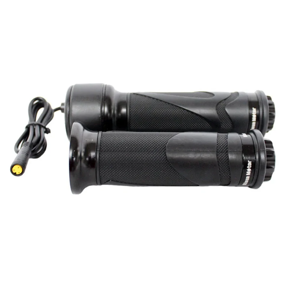 

Компоненты для электронного велосипеда, ручка дроссельной заслонки 36 В 48 В, черные детали для электронного велосипеда, запасные скручивающиеся водонепроницаемые велосипедные электрические велосипеды