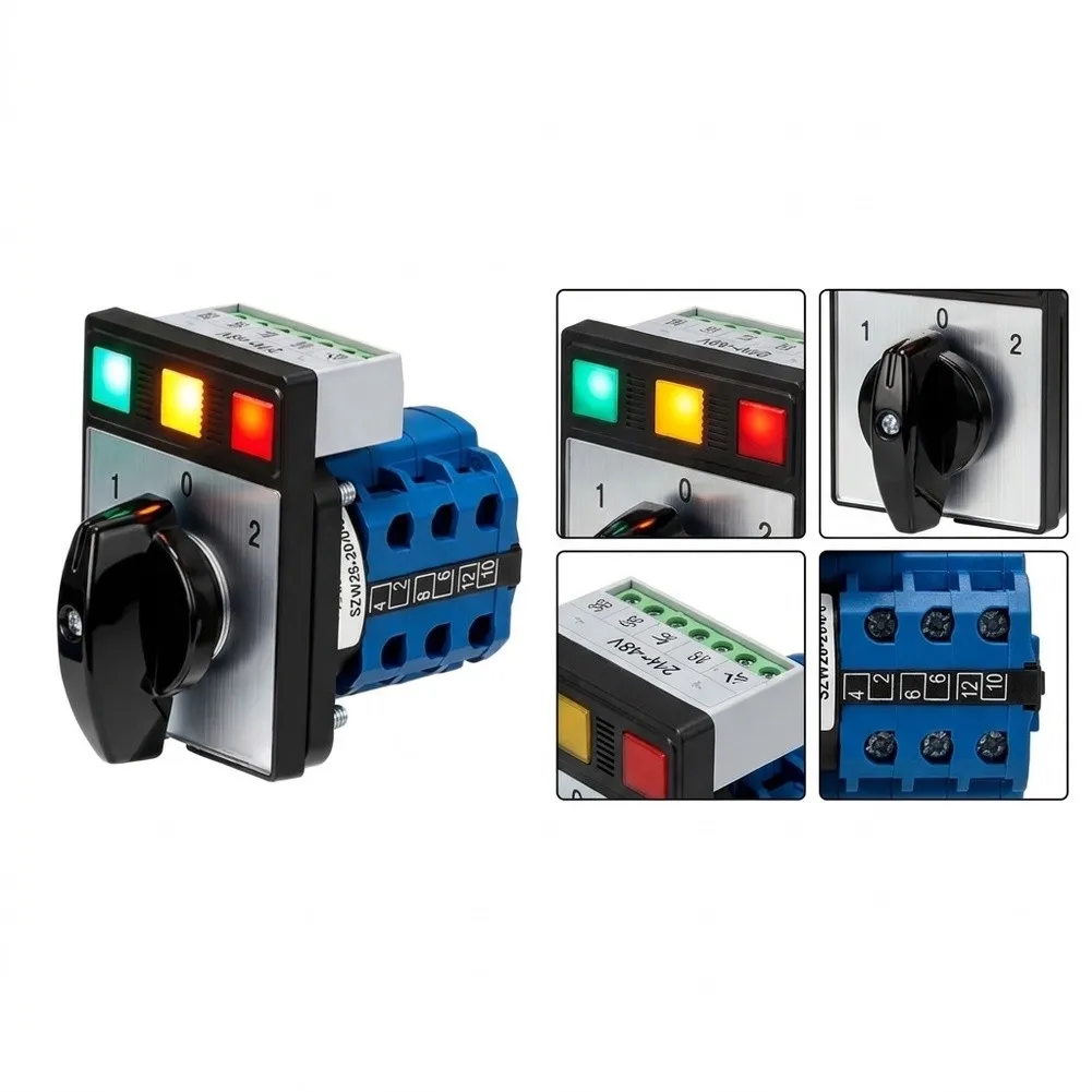 3 Position Switch Cam Rotary Switch For Power Distribution For Electrical Circuits for Easy Installation Electrical Switch