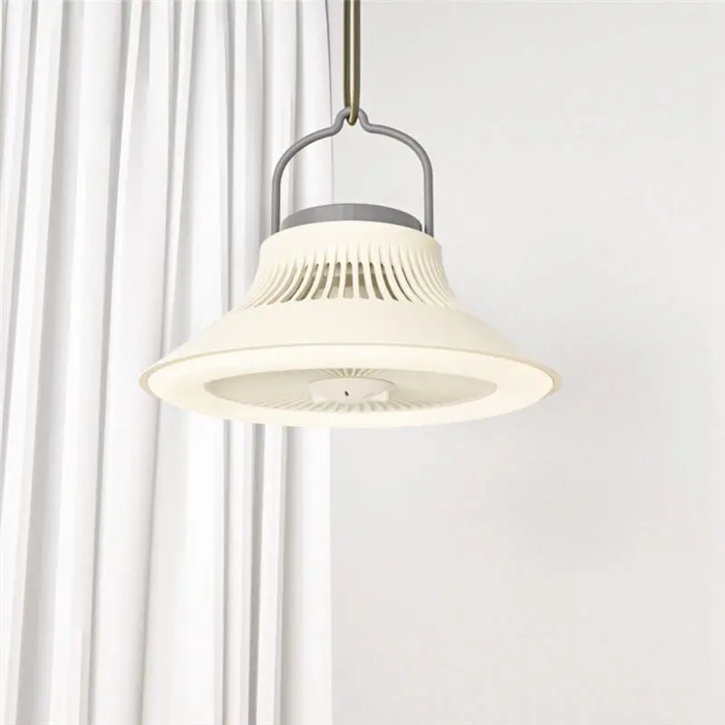 

A36R 5000MAh Camping Fan Rechargeable Desktop Portable Circulator Wireless Ceiling Electric Fan with Power Bank LED Lighting