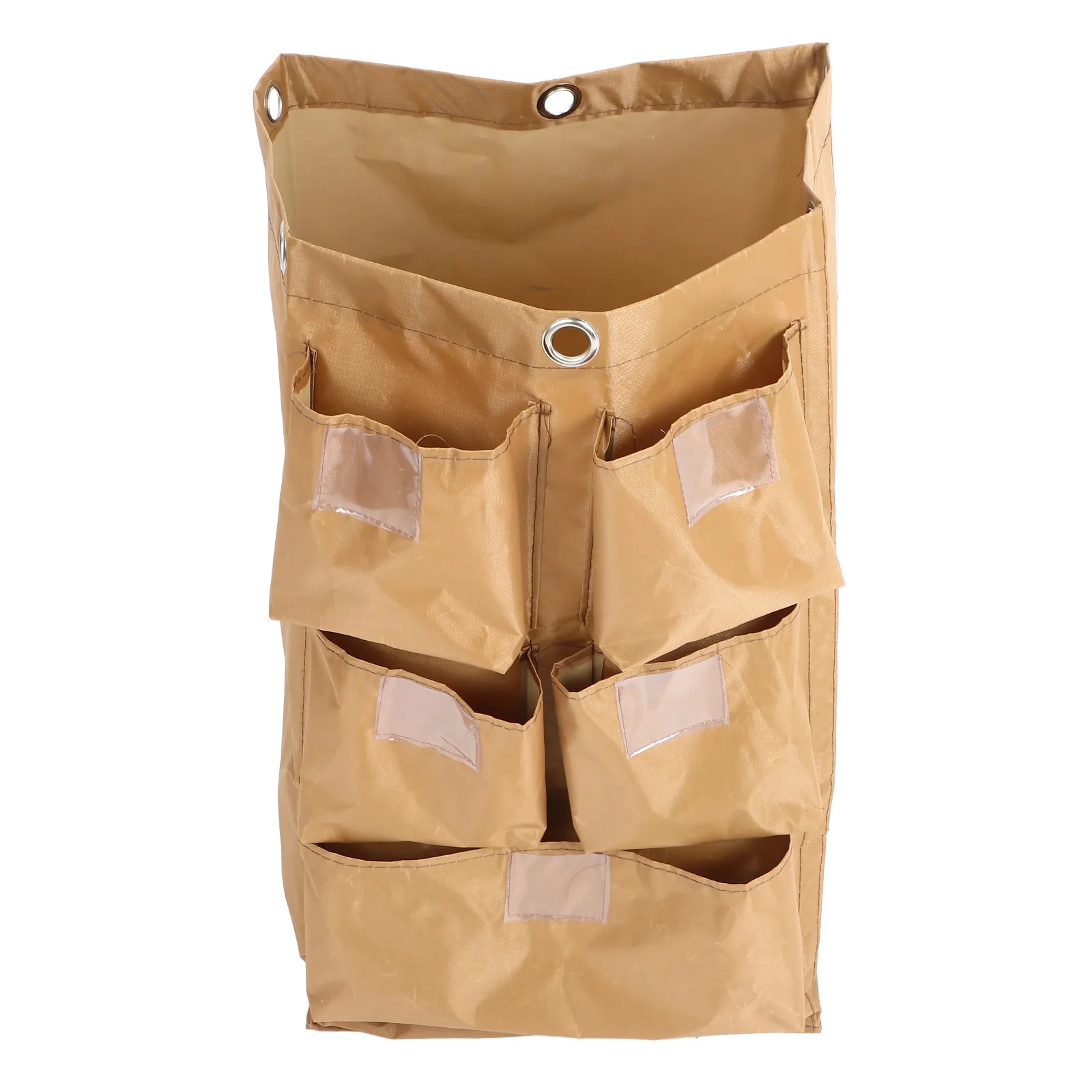 

Вместительная водонепроницаемая сумка-органайзер из ткани Оксфорд для уборочных тележек на колесах, для хранения хозяйственных принадлежностей, большая