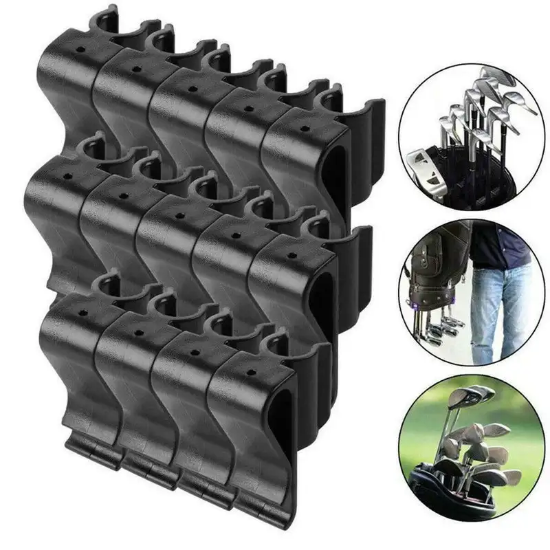 14pcs Golf Putter Clips Organizer Clamp Holder Bag Clip for Outdoor Sports Golf Swing Training Equipment Tools Accessory