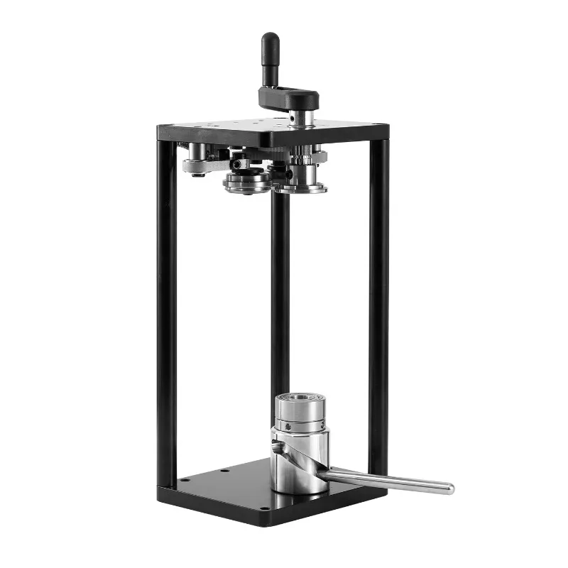 

Cover milk bottle manual capping machine can press rocker swing stall sealing machine