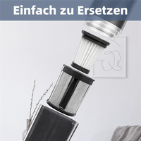 The New 6 HEPA Filters for Moosoo K12 / K12 Pro / K13 Vacuum Cleaner & Genius Invictus One 1.0/2.0 Handheld Vacuum Cleaner