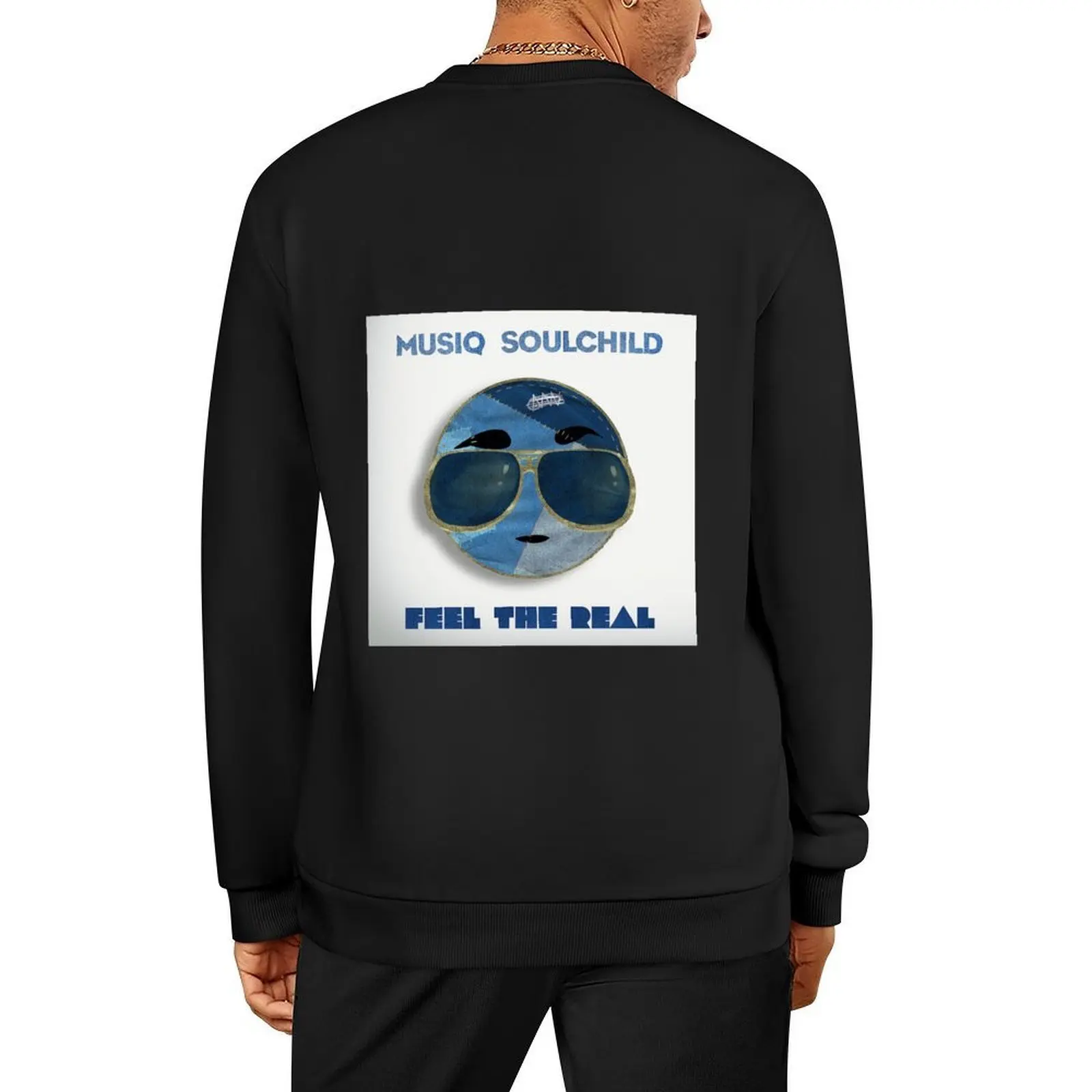 

Musiq Soulchild Feel The Real Pullover autumn new products men clothing mens clothing korean clothes aesthetic sweatshirts