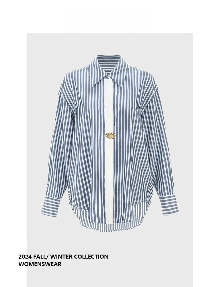 

Женская повседневная длинная кофта Forever 2 в полоску, приталенная, классическая, осенняя новинка, повседневная одежда