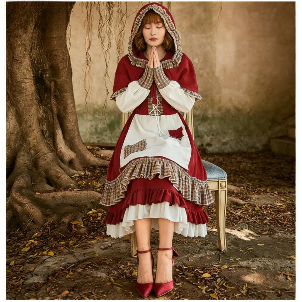robe-de-cosplay-lolita-rouge-capuche-pour-halloween-costume-mignon-vintage-en-dentelle-rouge-bordeaux