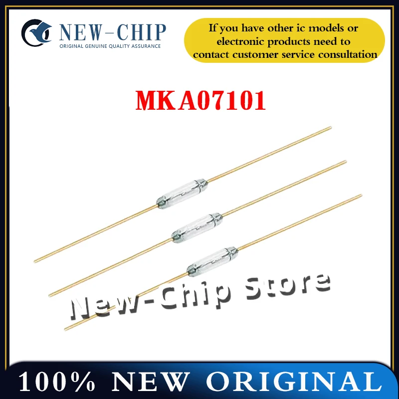 5PCS-100PCS/LOT MKA07101 1.8*7mm Reed tube normally open magnetron magnetic induction switch New original