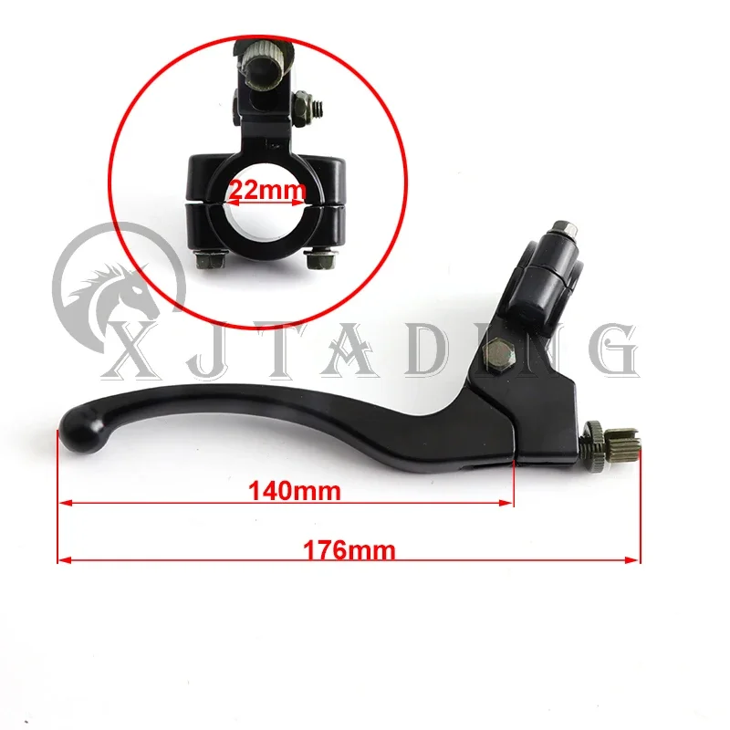 7/8 "22 مللي متر العالمي مخلب الفرامل مقبض عتلات ل CRF50 CRF70 CRF80 CRF100 CRF150 XR50 XR80 XR100 حفرة الترابية دراجة موتور موتوكروس