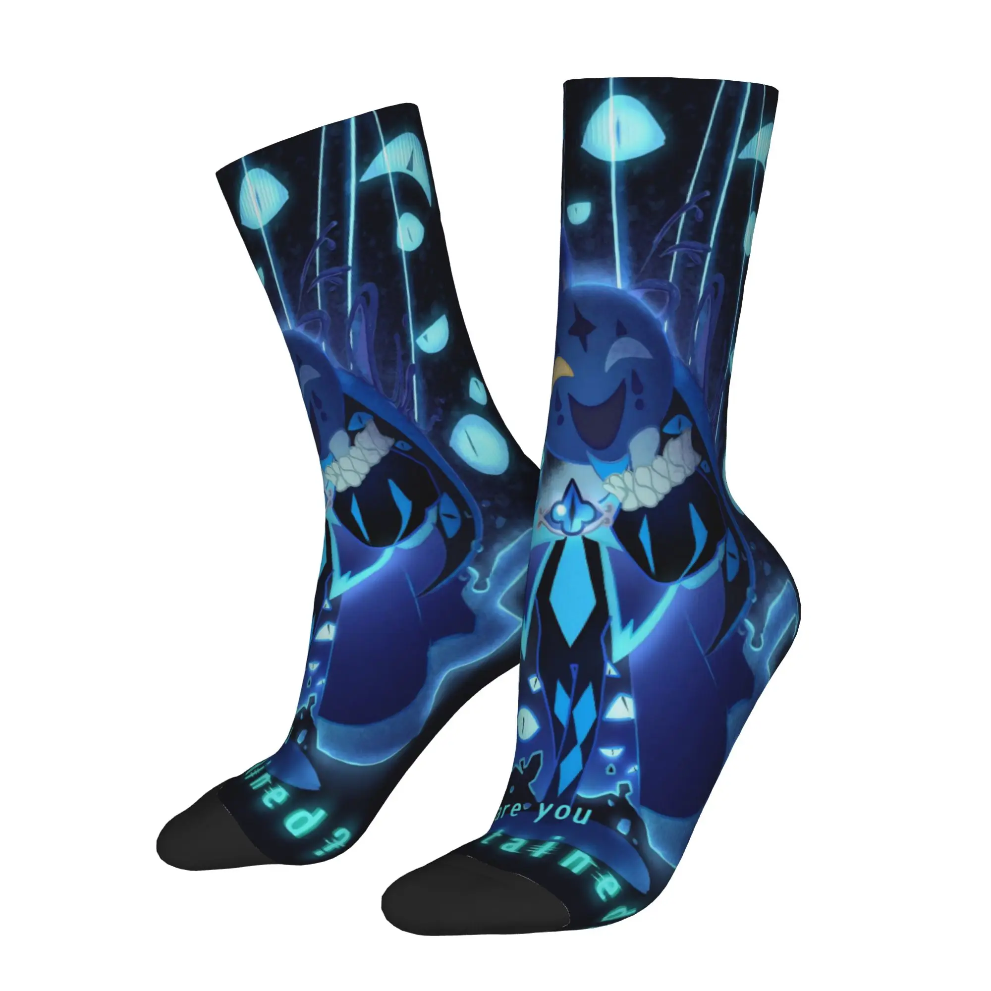 Shadow Milk Cookie Merchandise Men Women Socks Sweat Absorbing  High Quality Middle Tube Stockings Warm Birthday Gifts Idea