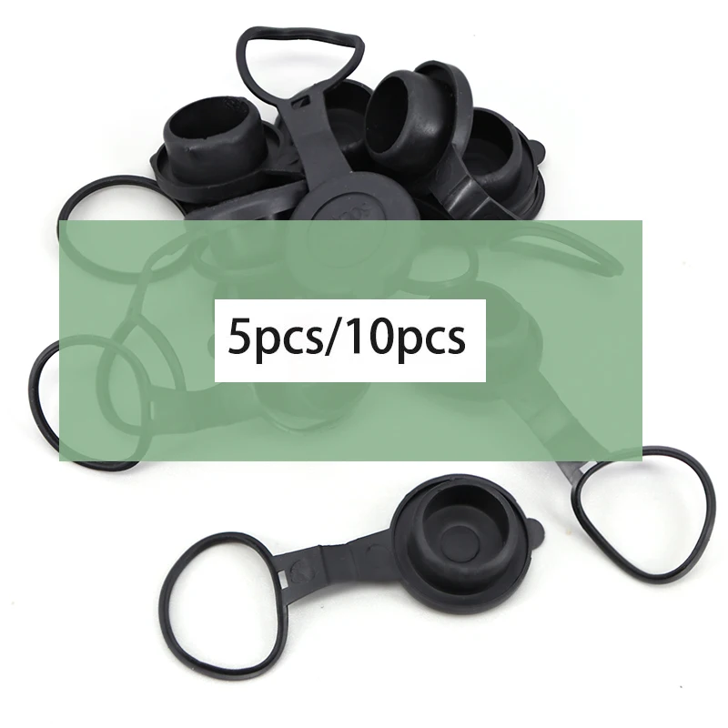 5/10pc Car Cigarette Female Socket Lighter Lid Outlet 12V Outlet Waterproof Cap Dustproof Cover Plug Cap Car Accessories O21