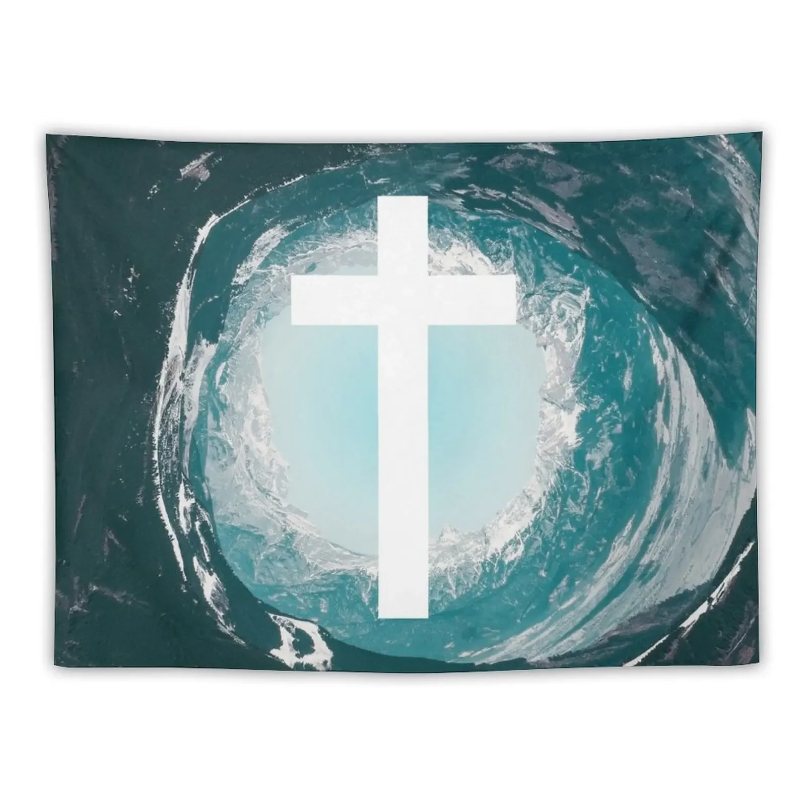 Christian Cross Tapestry Home Decorations Aesthetic Aesthetics For Room Decorative Wall Mural Tapestry